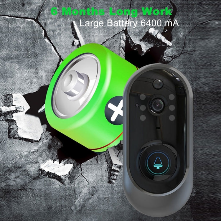 M108 720P 6400mAh Smart WIFI Video Visual Doorbell,Support Phone Remote Monitoring & Real-time Voice Intercom, M108 M108 720P 6400mAh Smart WIFI Video Visual Doorbell,Support Phone Remote Monitoring & Real-time Voice Intercom, M108